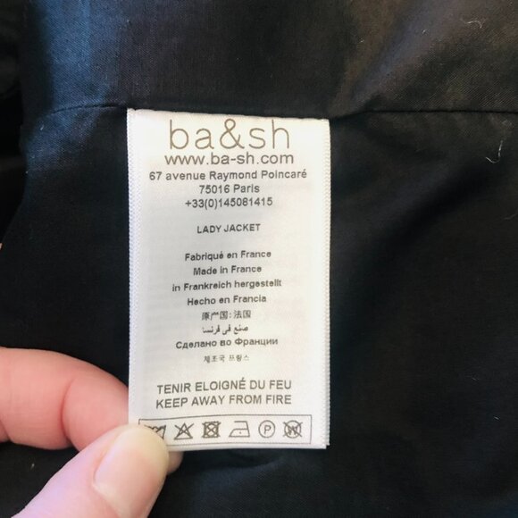 🤍 BA&SH Octave Jacket – Charcoal Gray – Size M - Picture 9 of 11